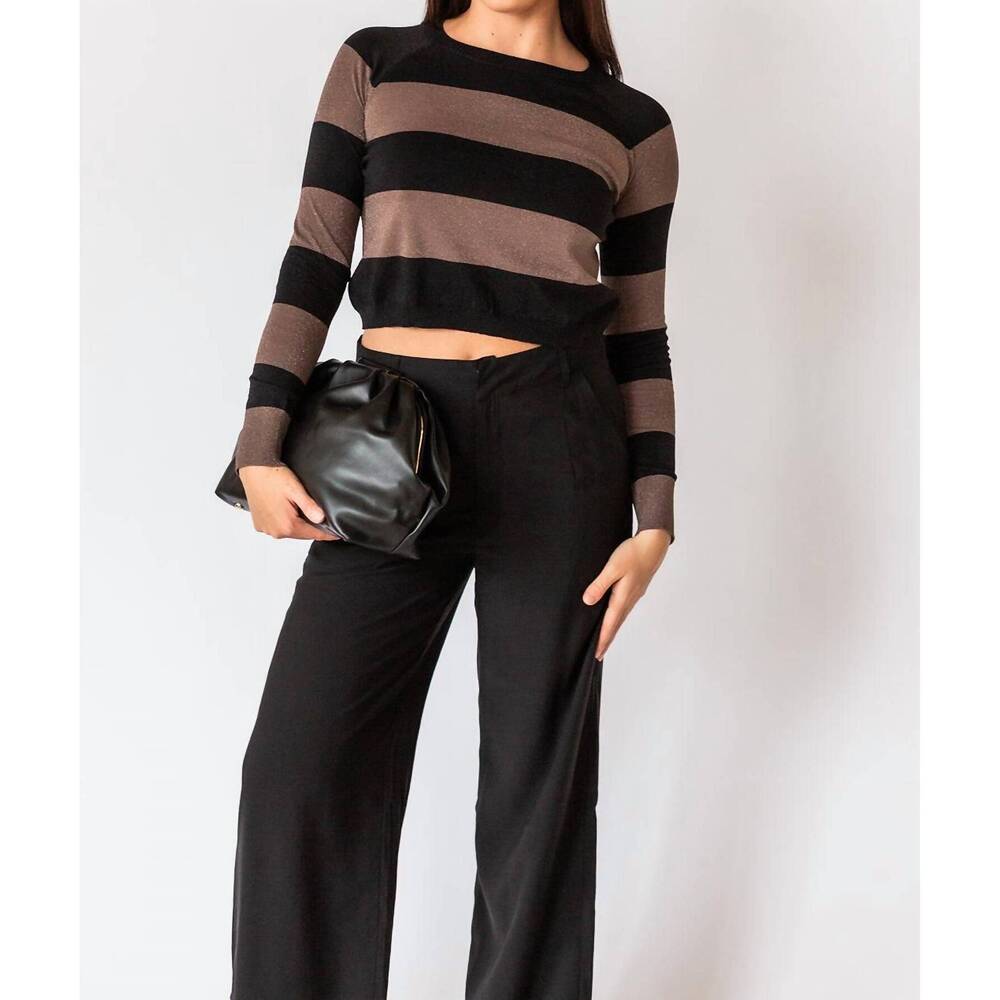 NEW FALCON PARK finley top in black
